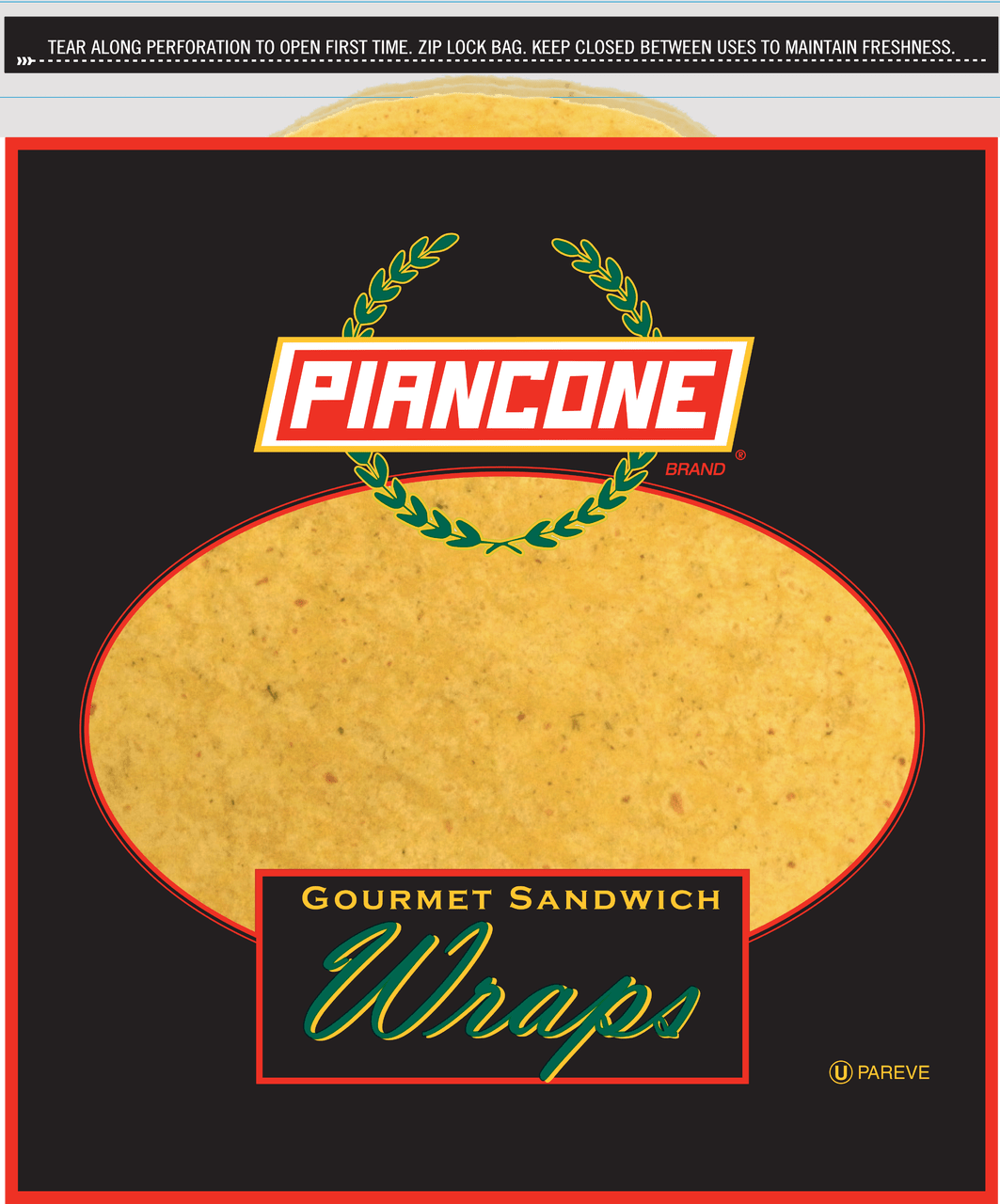 Piancone Southwest/Chipotle 12" wrap